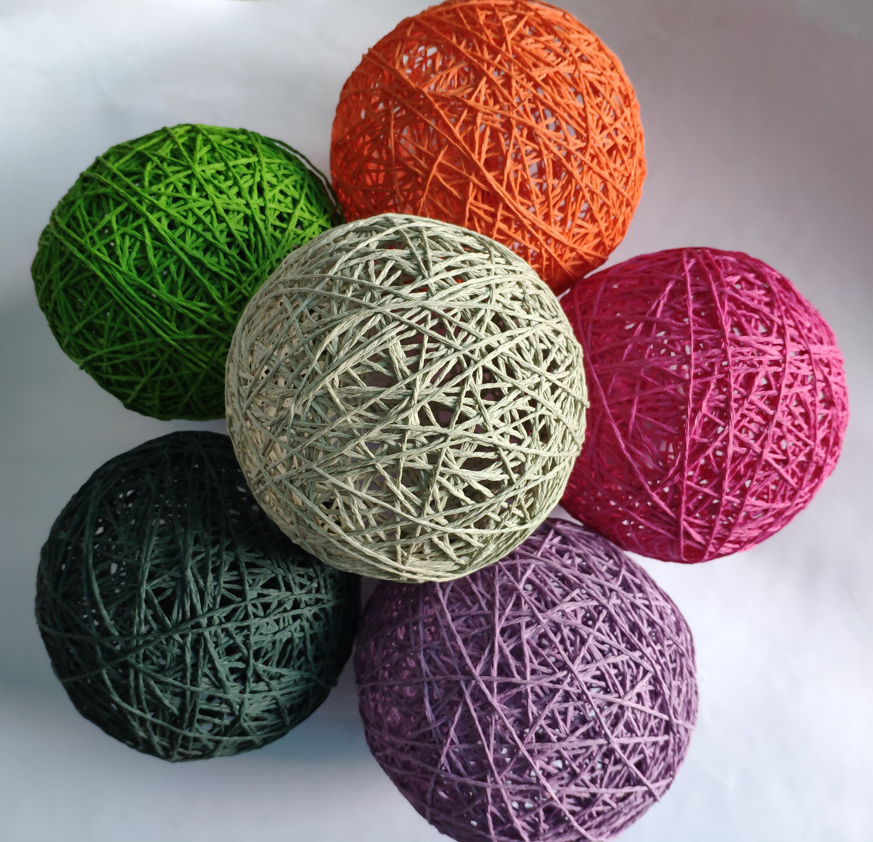 开学环创创意diy藤编挂饰室内摆件藤球幼儿园摆件