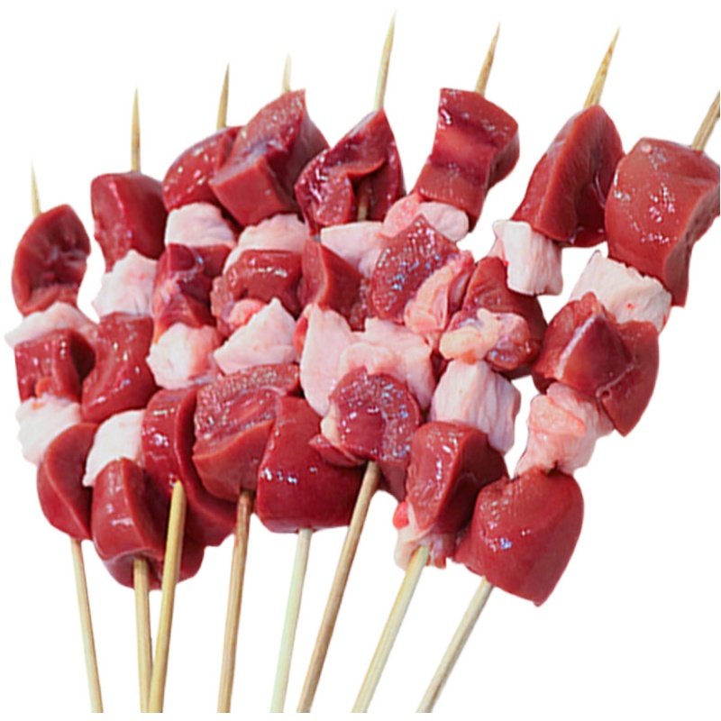 腰子牛小腰串牛肾户外牛肉串串烧烤食材新鲜牛杂