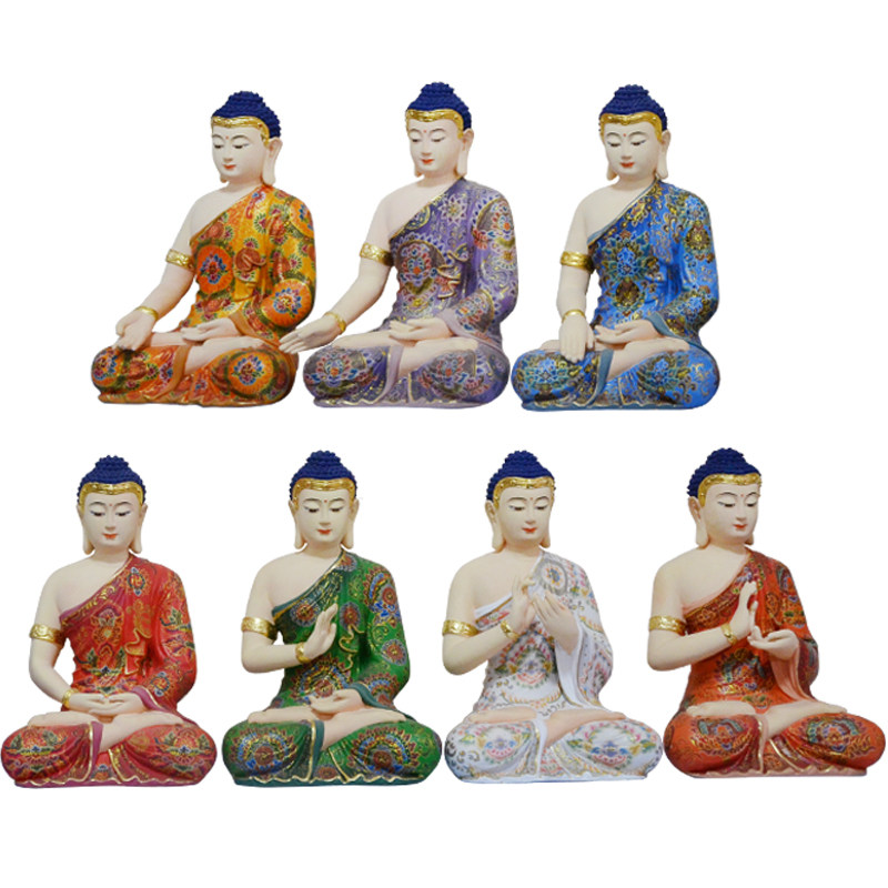 佛像厂家如来实木七方寺庙寺院摆件七佛木雕木雕