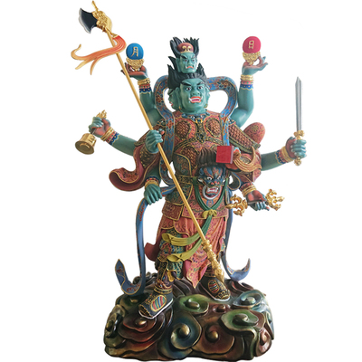 天蓬元帅神像道教护法供奉木制北极四圣厂家圣造木雕