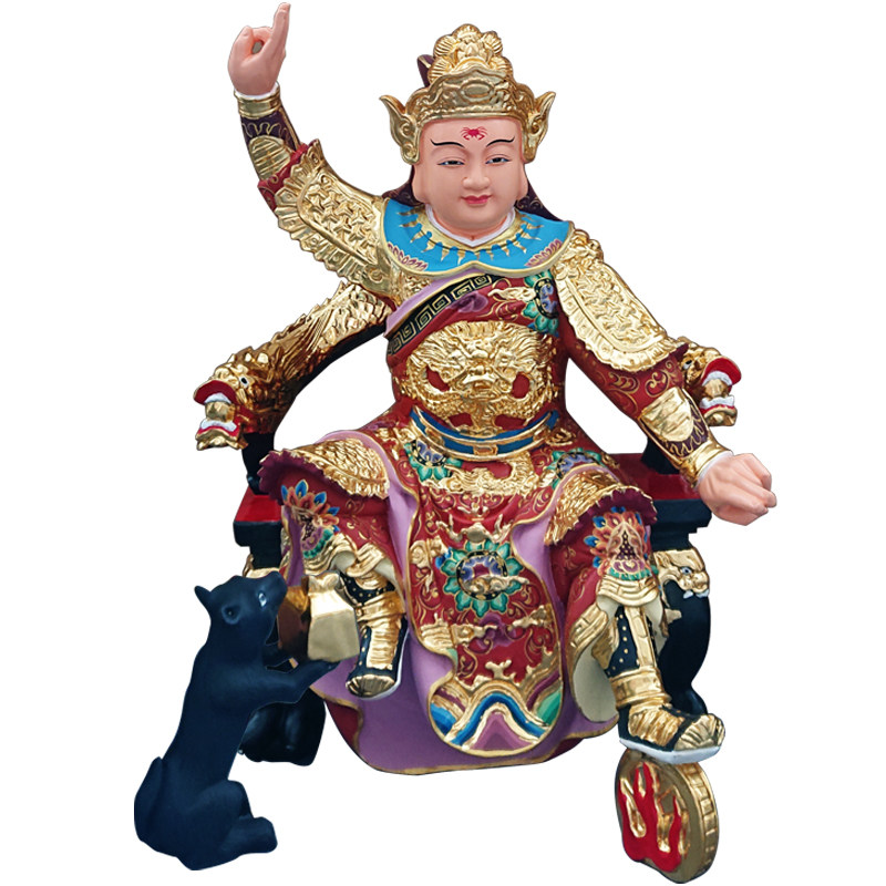 元帅木雕神像摆件居家供奉家用相公爷戏神田木雕