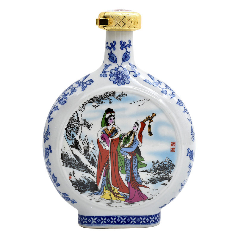 道光锦州特产白酒二十五四大美女43度粮食整箱白酒