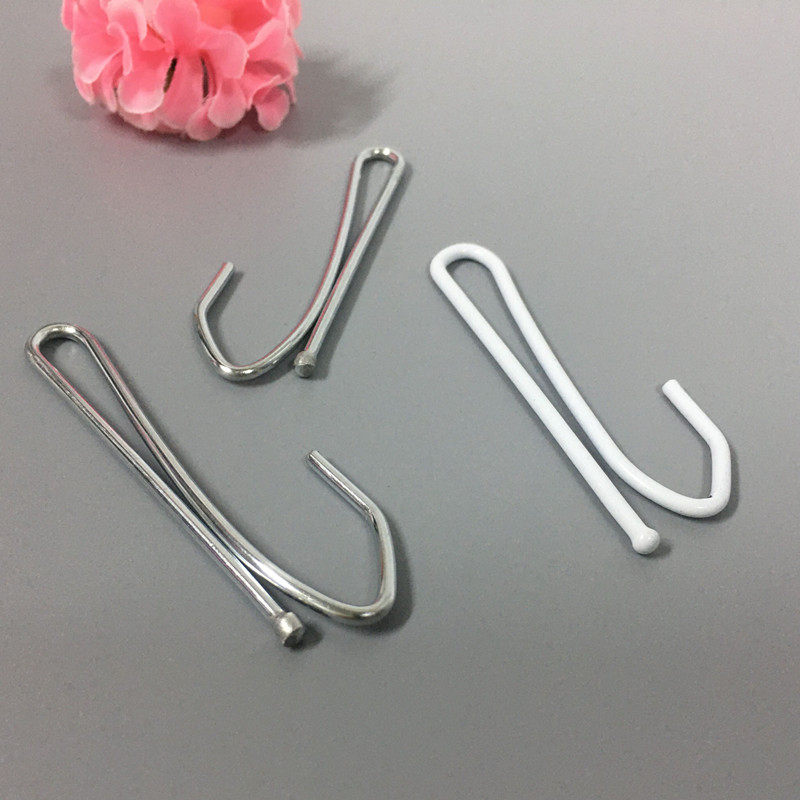 窗帘包邮加厚单钩钩子挂钩韩式加粗配件单插钩挂钩