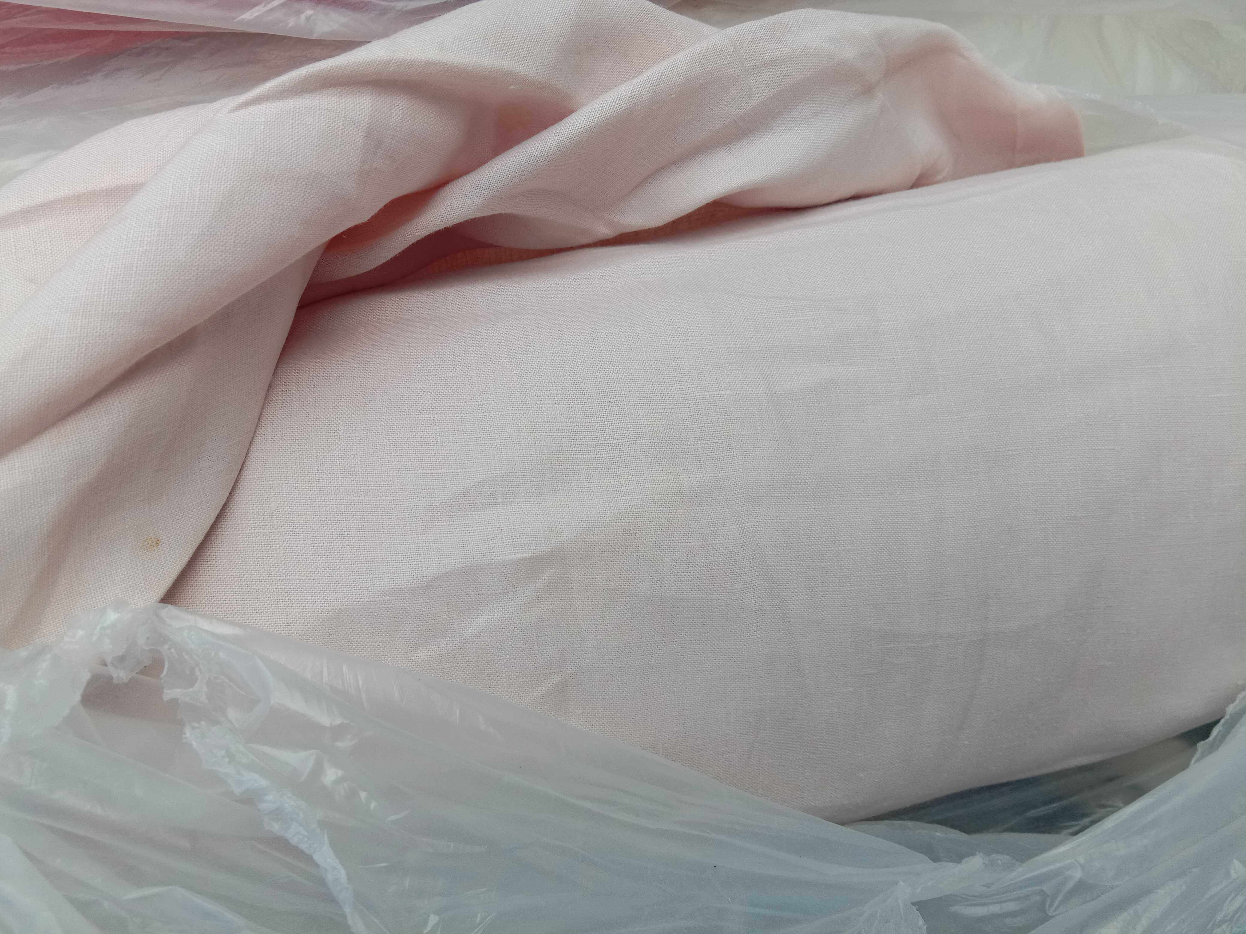 法国雨露水洗亚麻亚麻布布料面料床单衣服窗帘布面料