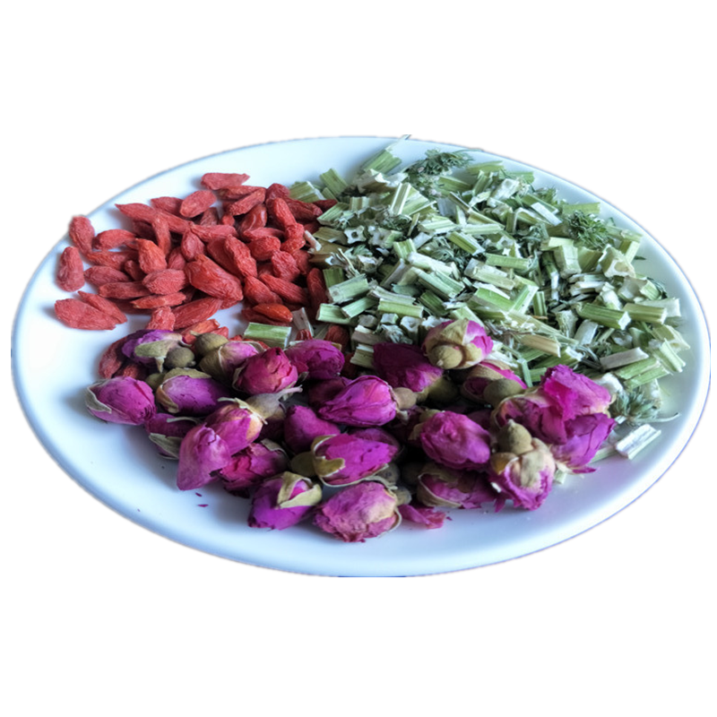 益母草花茶新鲜干的中材枸杞玫瑰袋装小包清理益母草