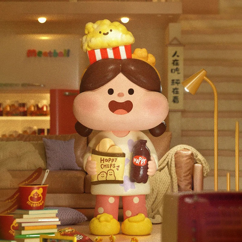 meatball肉球女子图鉴盲盒2020网红潮玩新款玩具手办公仔摆件女孩