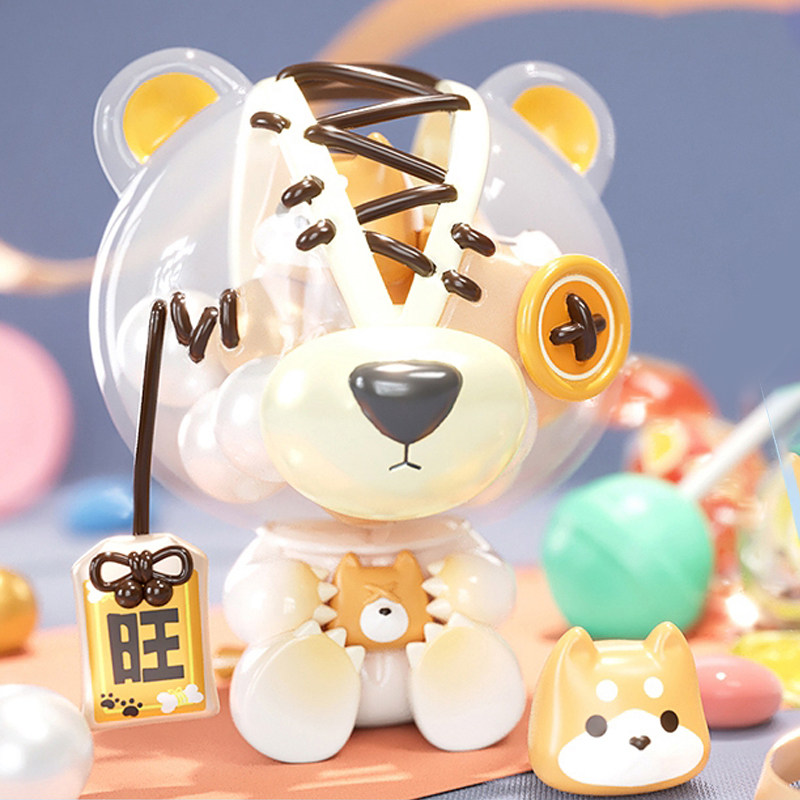 撕裂2022礼物桌面手办少女可爱新款网红熊今日潮玩盲盒