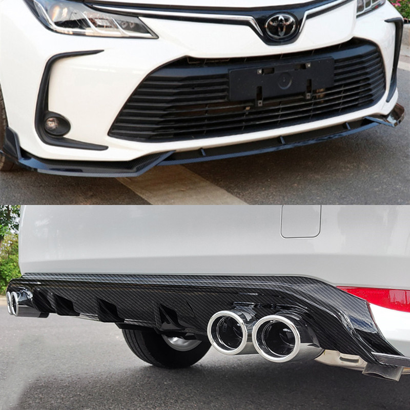 适用于14-21款丰田卡罗拉包围扰流改装corolla前铲尾翼汽车包围