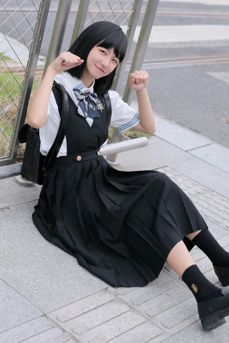 护奶卡拉物语圣诞雪歌jk背心jk制服连衣裙学生校服