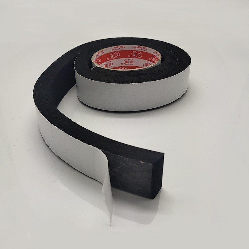 加厚黑色单面eva胶带橡胶胶条泡绵带胶防震胶带