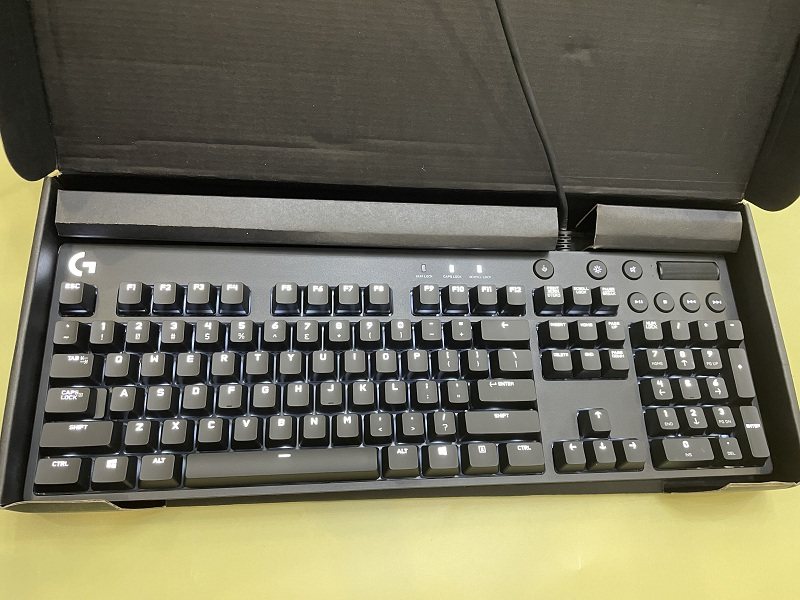 键盘罗技g610g910g512有线rgb炫彩灯光红轴键盘