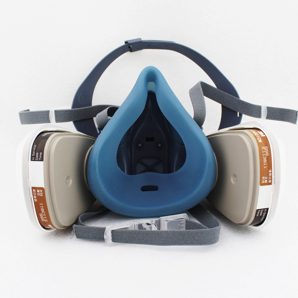 3m防毒面具喷漆专业防护口罩7502防油漆化工气体工业粉尘专用面罩