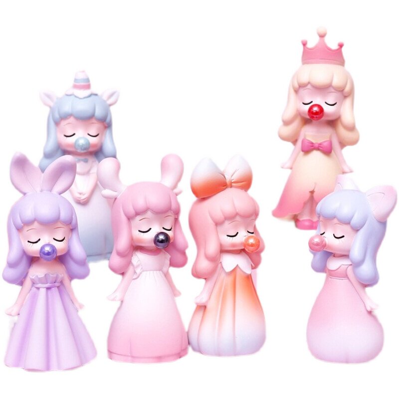 手办盲盒吹泡泡泡女孩2020年网红新款公仔摆件潮玩盲盒