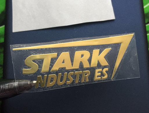 stark 斯塔克工业 钢铁侠金属贴纸手机笔记本机箱电脑车贴金属贴