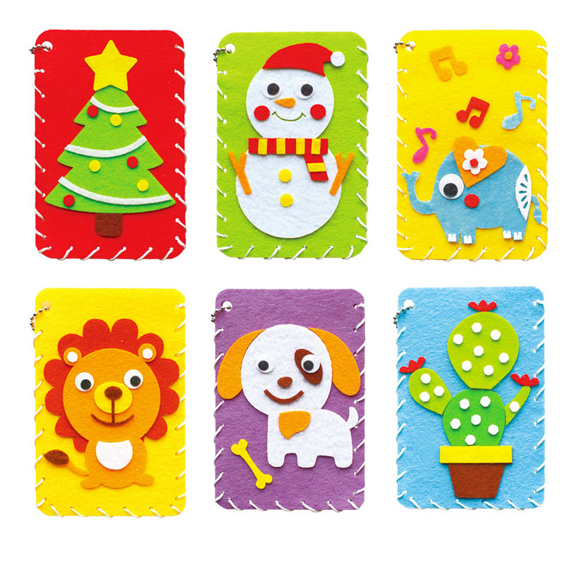 幼儿园门禁卡包织布儿童diy手工手工制制作材料卡套