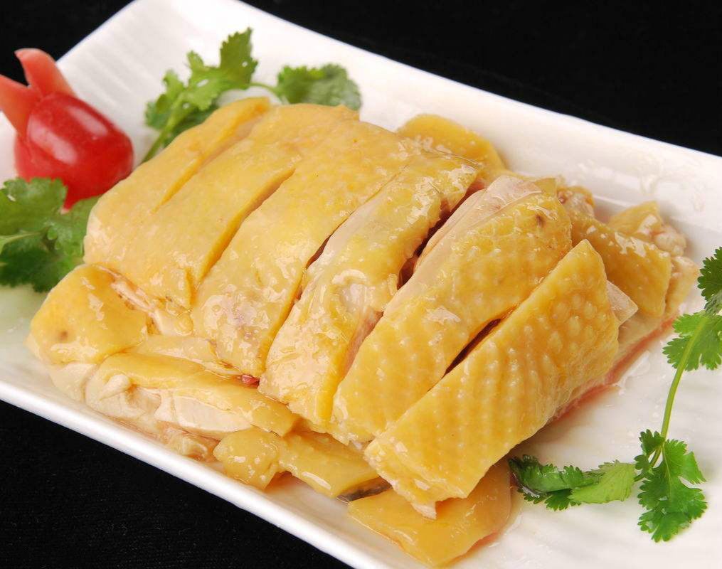 广东正宗盐焗鸡整只特产原味白切鸡即食熟食1100g整鸡