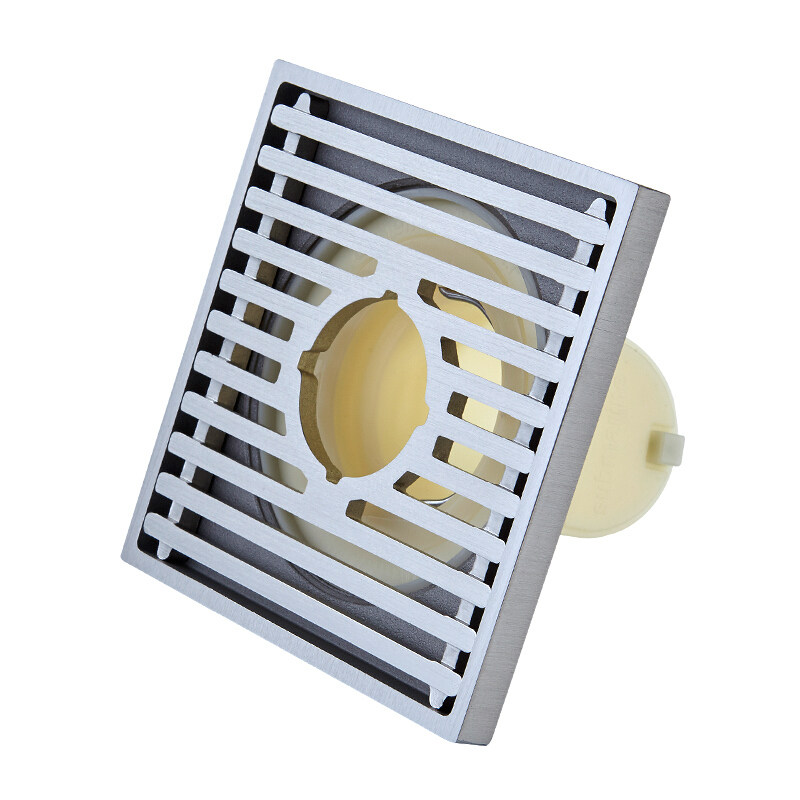 地漏潜水艇ltk50-10x排量防虫防臭加厚全铜拉丝洗衣机地漏