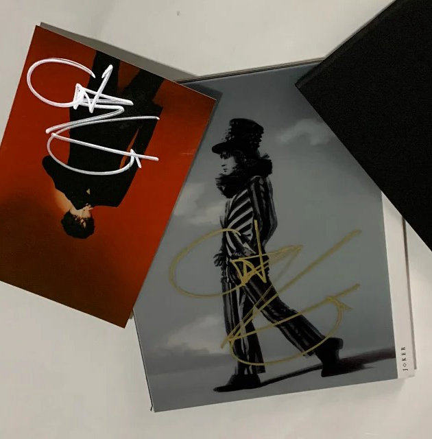 签名薛之谦亲笔2019年怪咖写真张明明信片照片文化