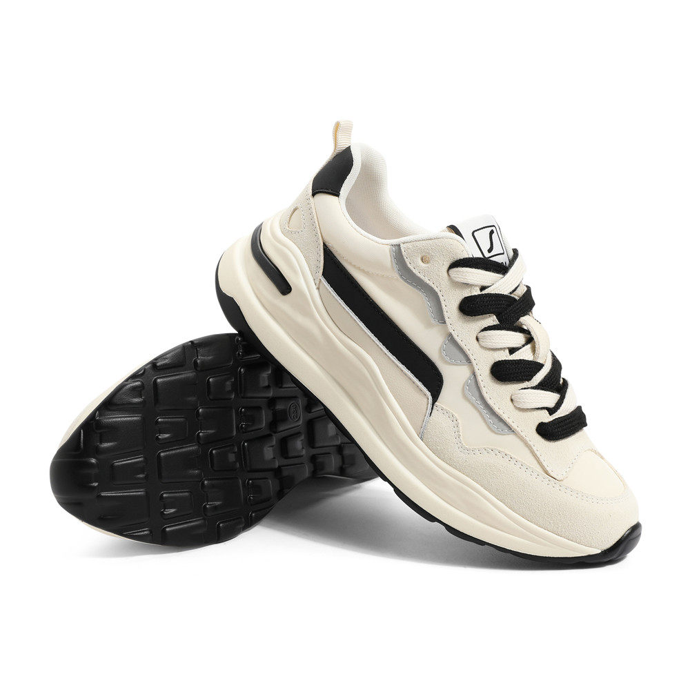 会员专享森达老爹鞋女2022秋新商场运动厚底时尚休闲鞋