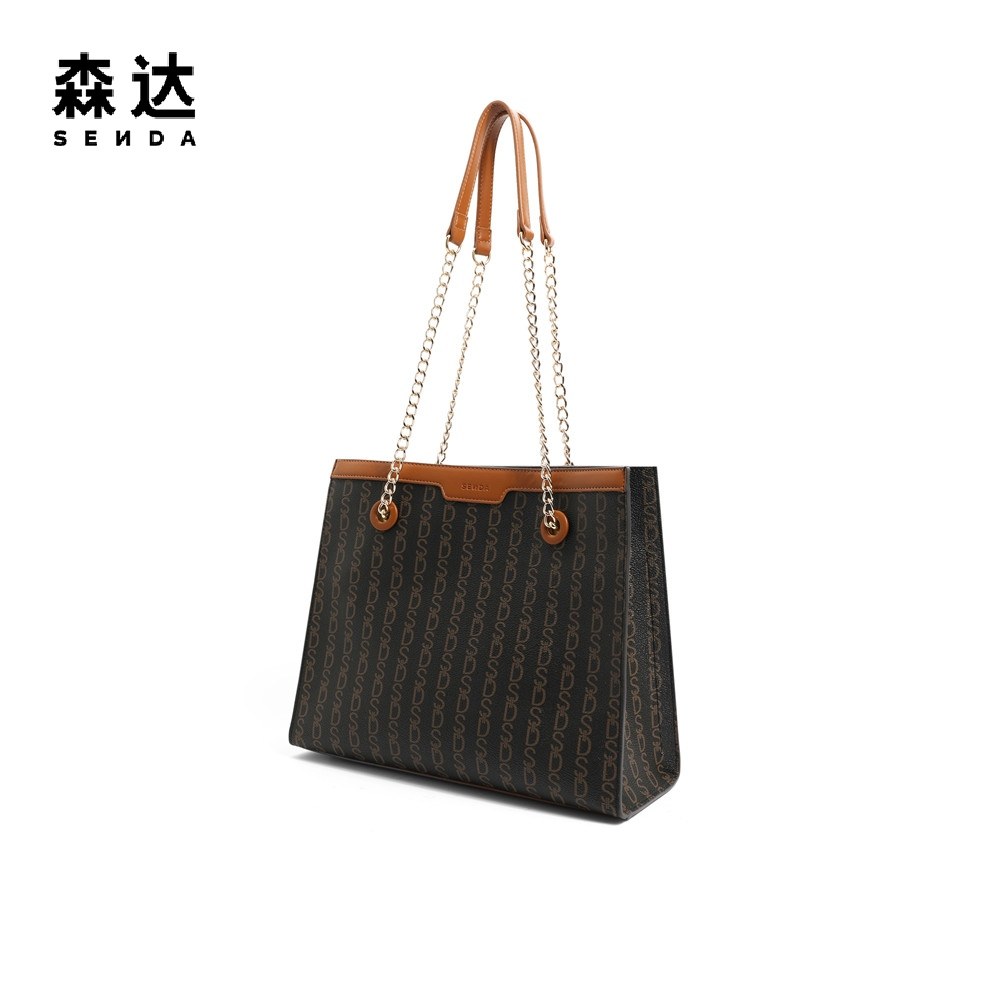 森达时尚托特包女2022秋季新款商场同款气质通用款女包