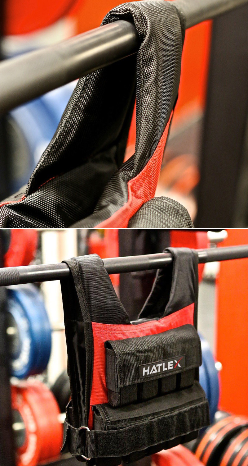 负重hatlex背心10kg19kg铁芯马甲重量可调调节负重装备