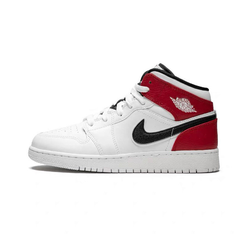airjordan1aj1白红小芝加哥mid中帮篮球鞋554724554725116