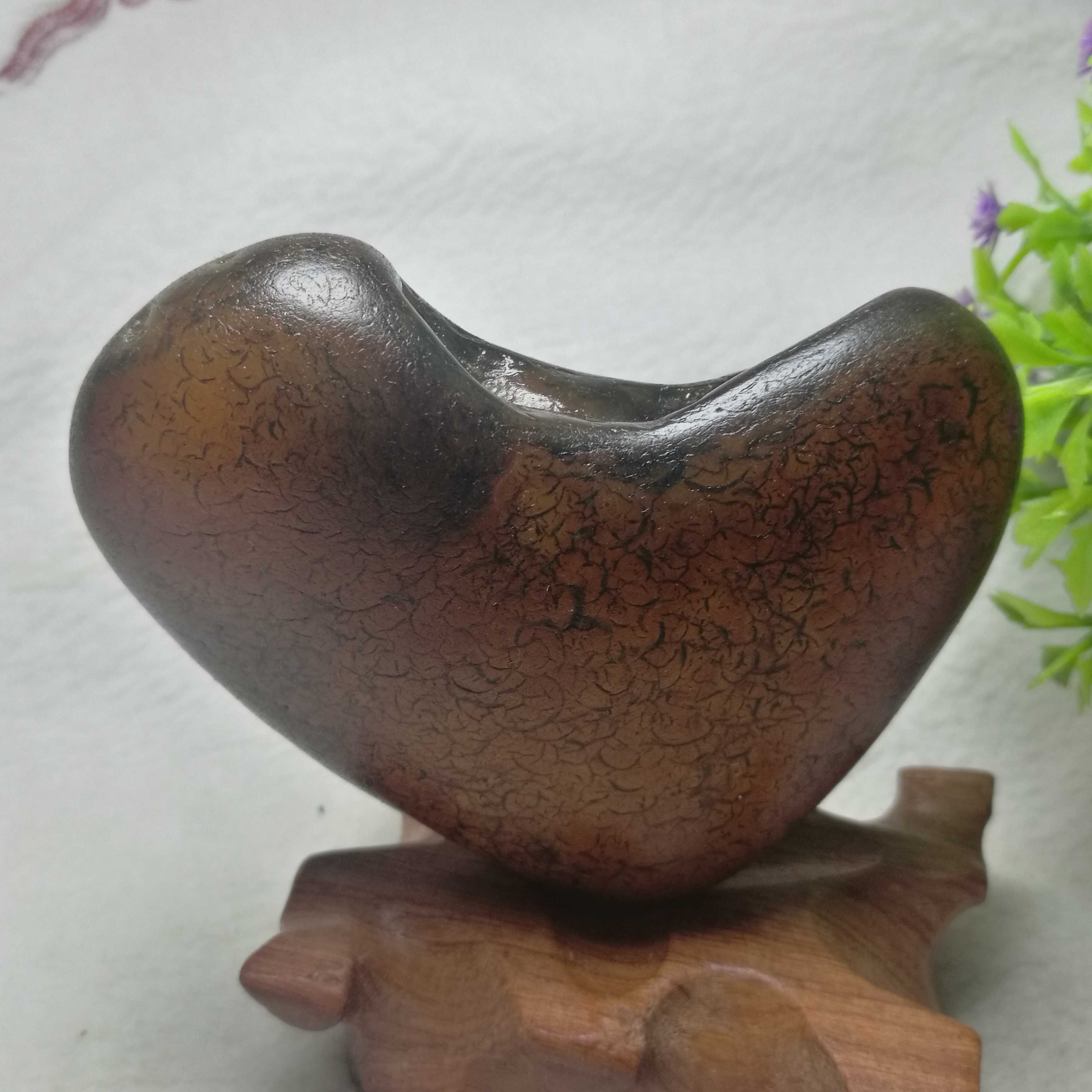 马料爱心满满天然玛瑙原石摆件象形形石纯天然摆件