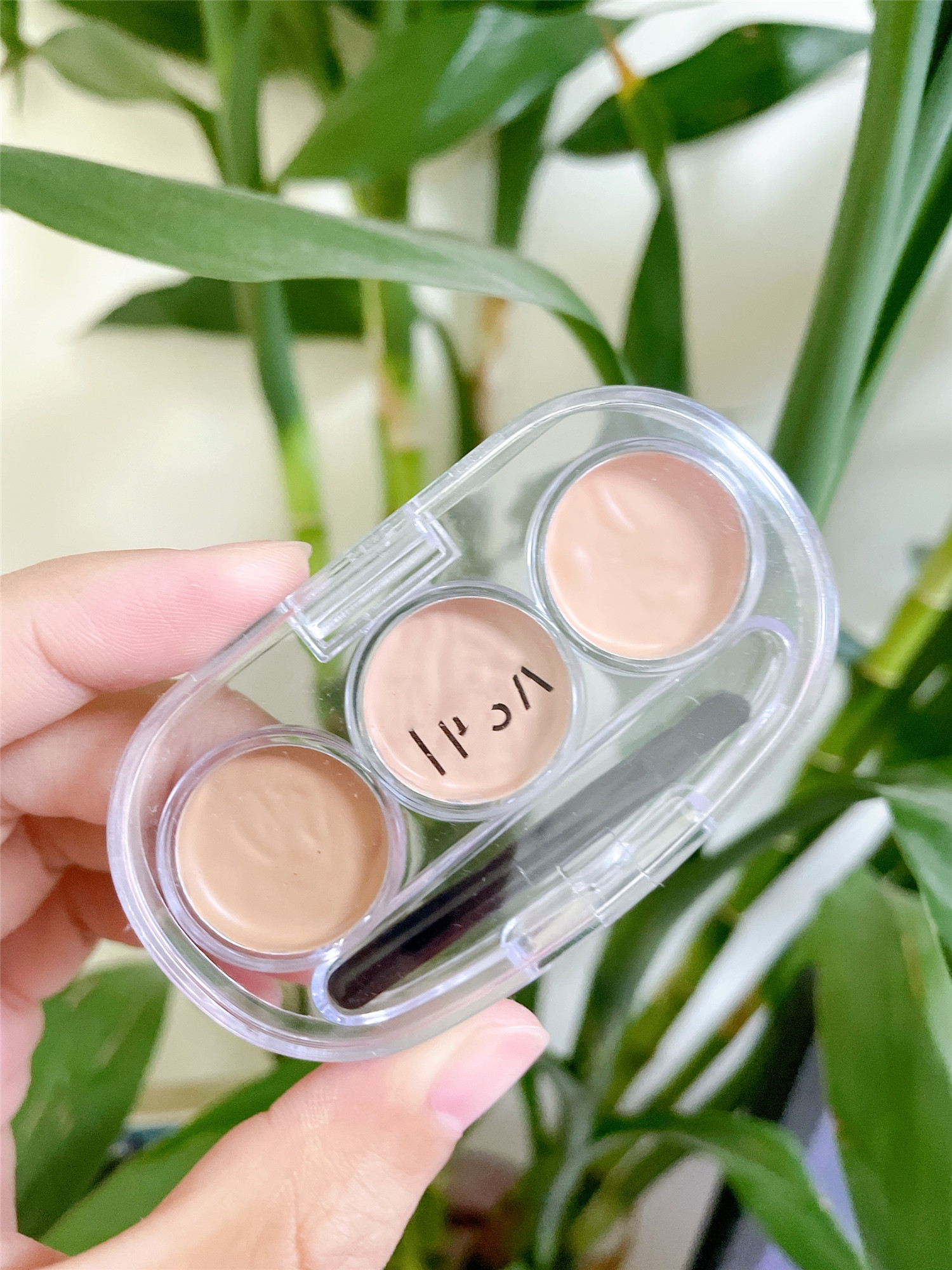 日本新版ipsa茵芙莎纯美无暇三色遮瑕压盘小样遮瑕