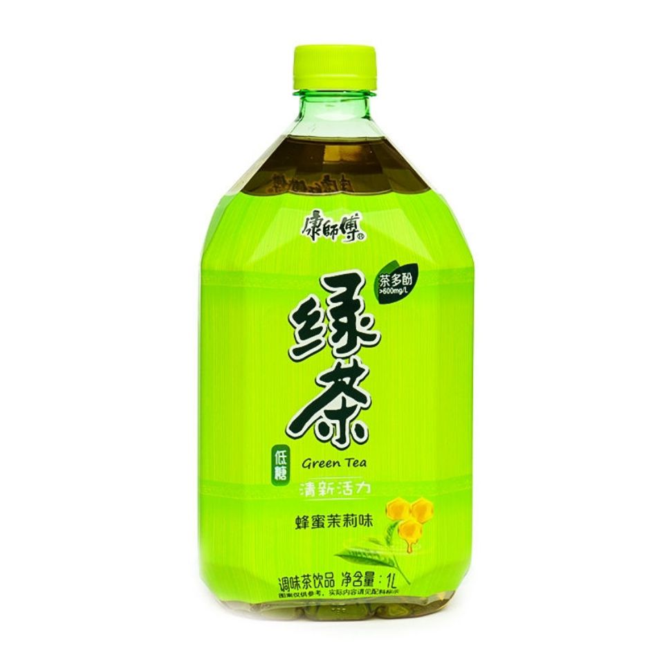 绿茶康师傅1升2瓶整箱茶饮料饮品新货江浙沪包邮茶饮料