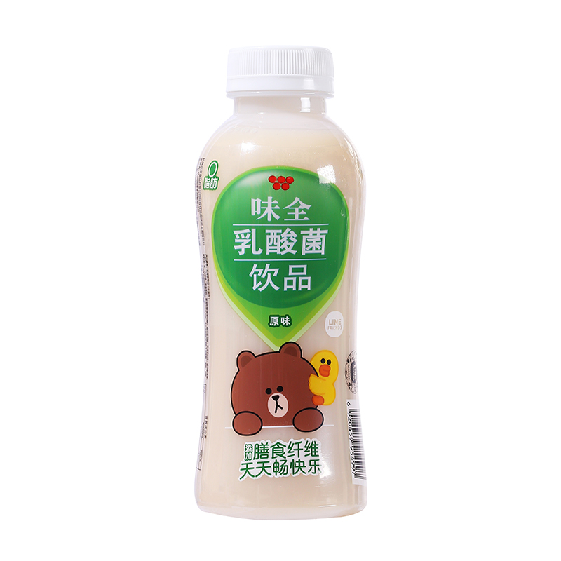 康师傅味全乳酸菌原味380毫升15瓶整箱早餐酸奶植物含乳饮料