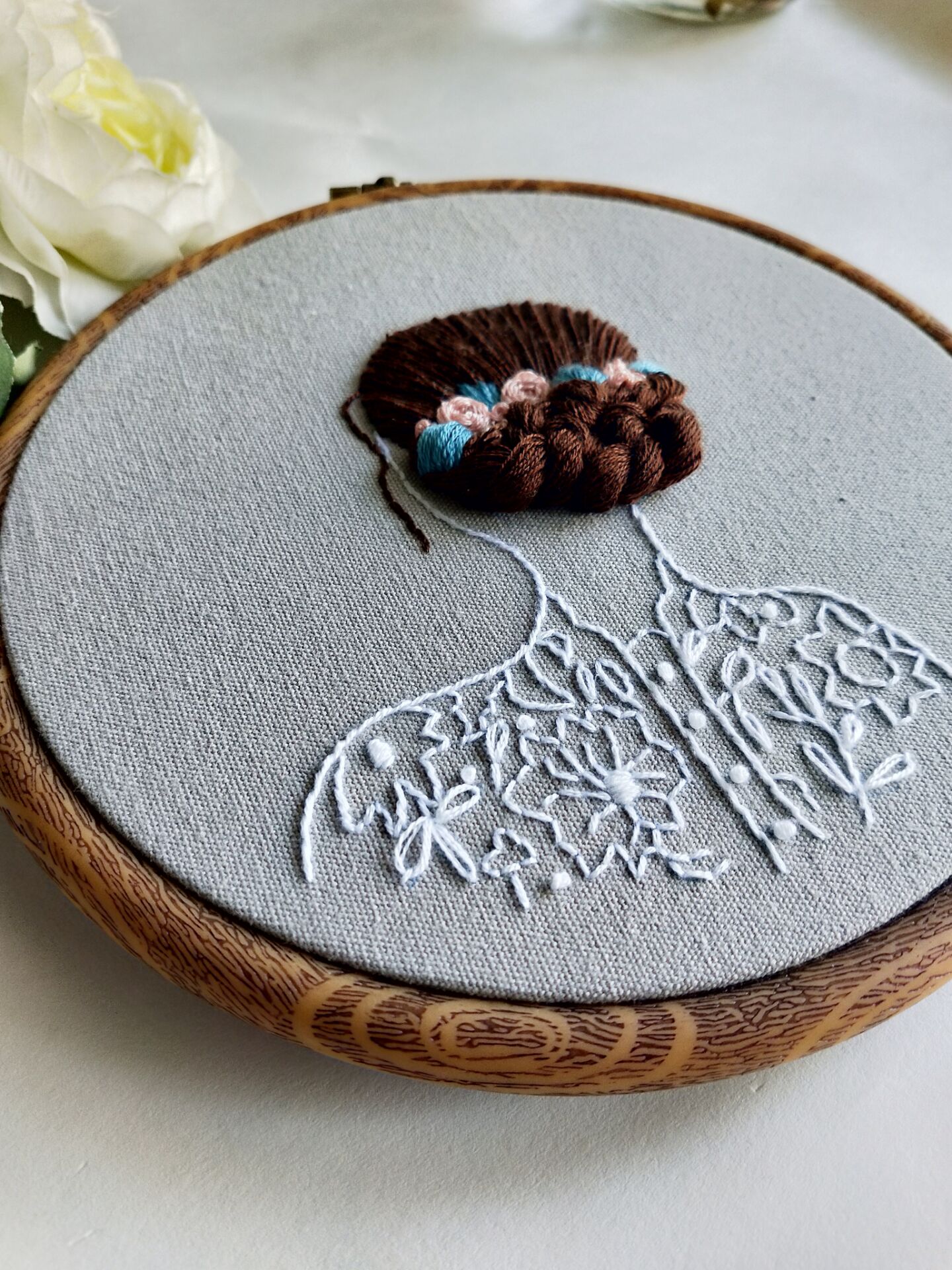 自然派手作推荐手工diy家居家居人人物立体刺绣苏绣