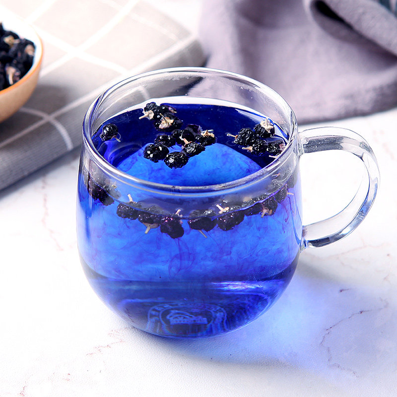 黑枸杞茶 青海原产杯口留香苟杞子 黑果枸杞茶黑苟杞罐装80g