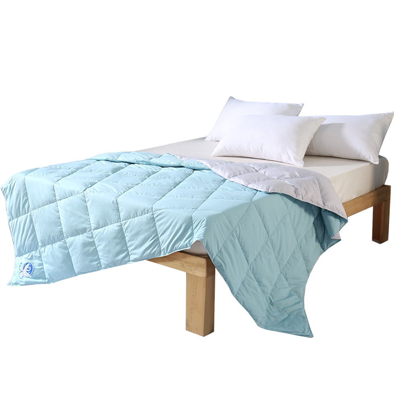 仙娥羽绒水洗被子夏季空调芯凉羽绒被鹅绒白鹅绒羽绒