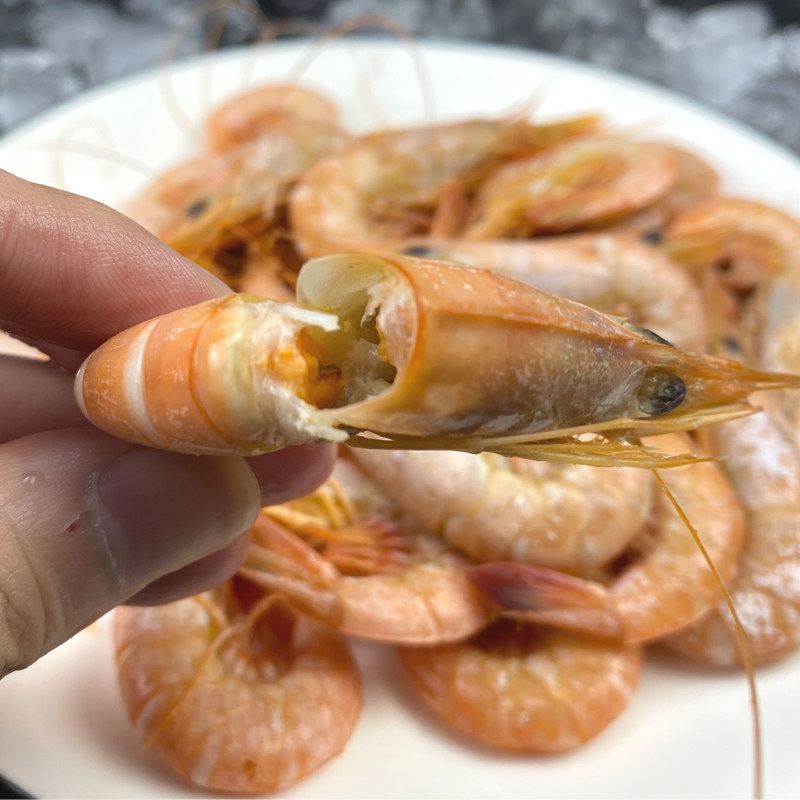 1斤舟山野生滑皮超大硬壳海虾新鲜冷冻鲜活冻虾