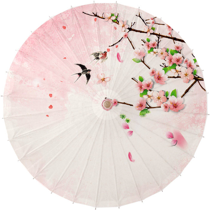 油纸伞实用防雨防晒中国风古典江南传统吊顶装饰道具舞蹈十里桃花