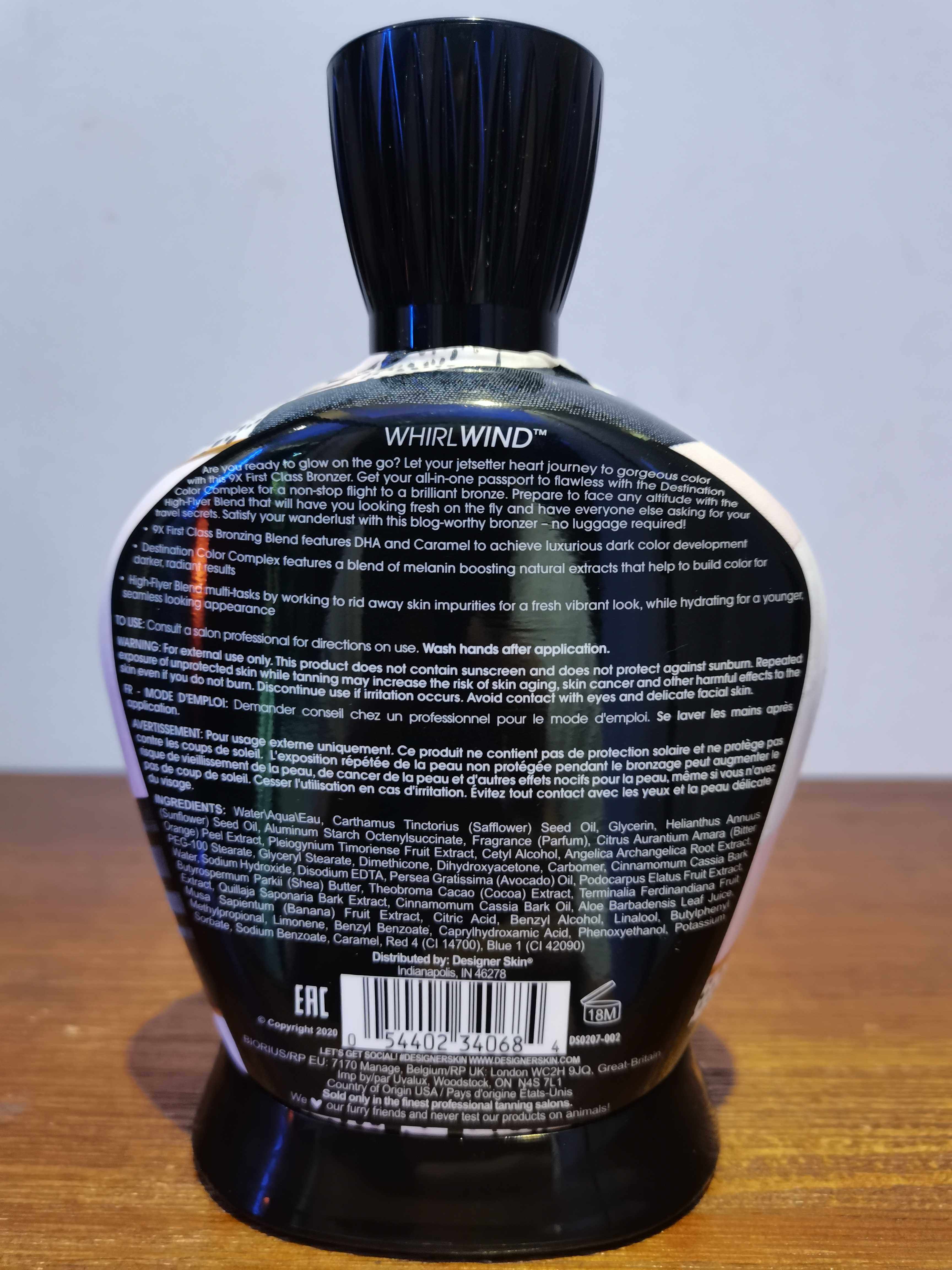 designerskin新品快速上色黑红系列持久久美室内身体乳