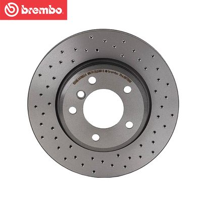 brembo布雷08b4131x适配6gti明锐奥迪打孔刹车盘