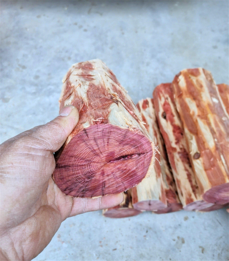 柏木红心香红红木血柏佛珠手串家具雕刻烧香木雕