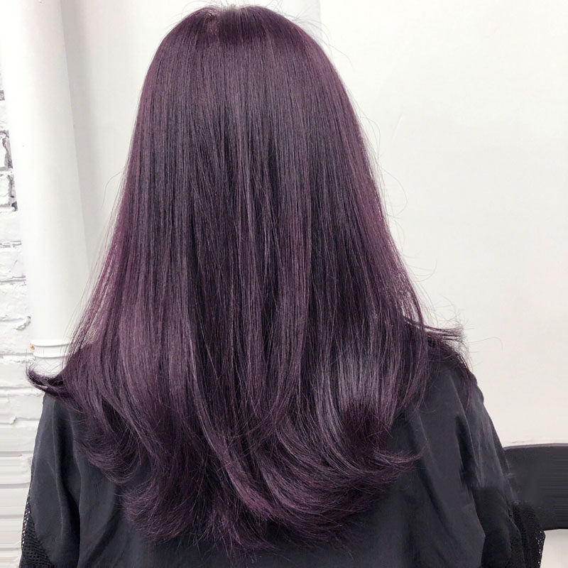 2020行不伤发水墨绿色暗蓝黑色牛仔染发膏