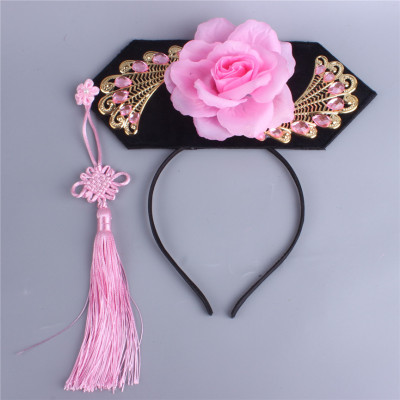 如懿传发箍延攻略旗头格格头箍清朝宫女妃子表演接亲发饰