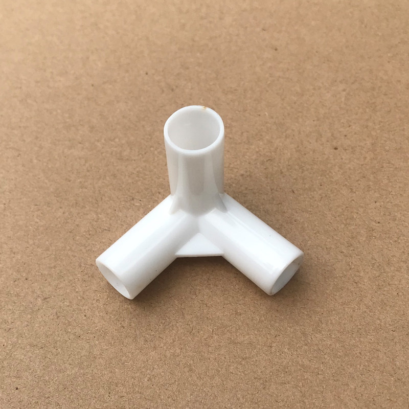 立体直角三通四通蚊帐支架接口卡儿童小房子帐篷接头