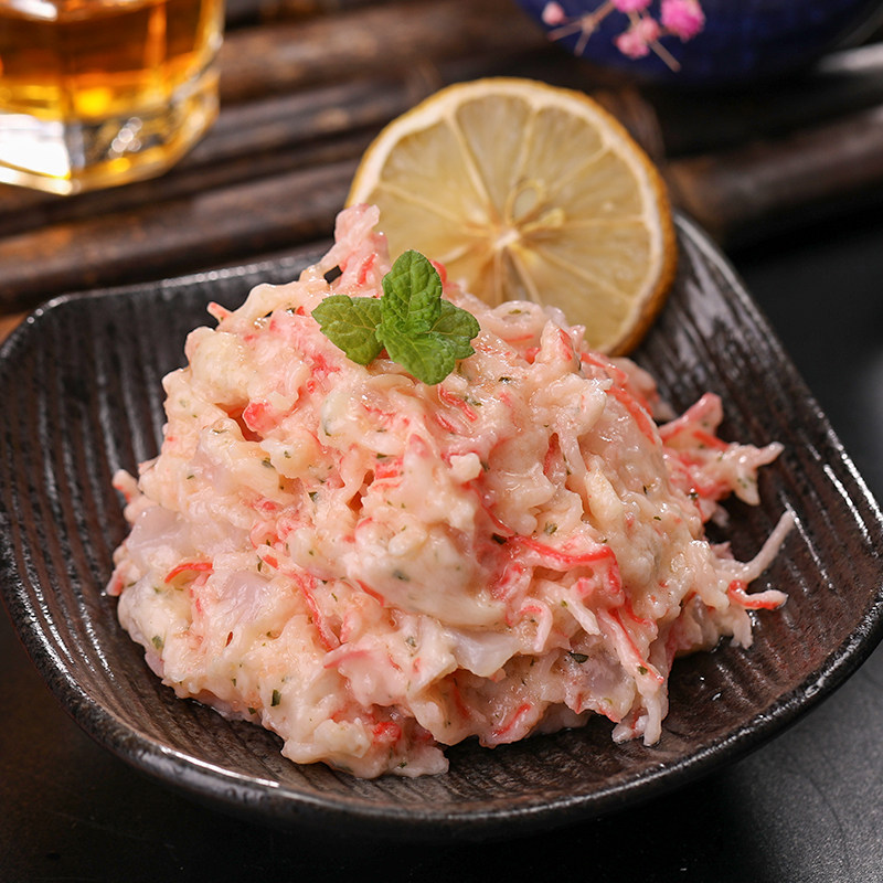 琪洋风蟹蟹肉沙拉500g日式寿司食材大部分地区4个寿司料理