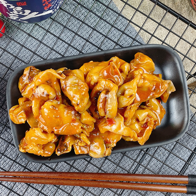 鱼家道川香鱿鱼骨即食脆骨香辣鱿鱼麻辣大袋冷冻鱿鱼