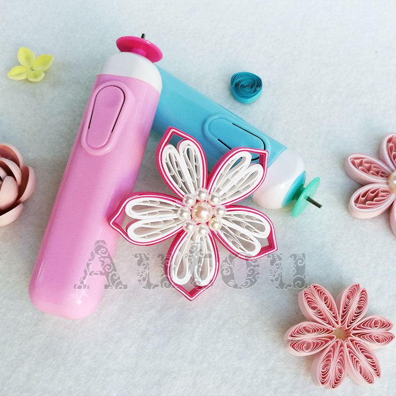 电动衍纸笔 自动卷纸器 衍纸工具 electric pen quilling autou