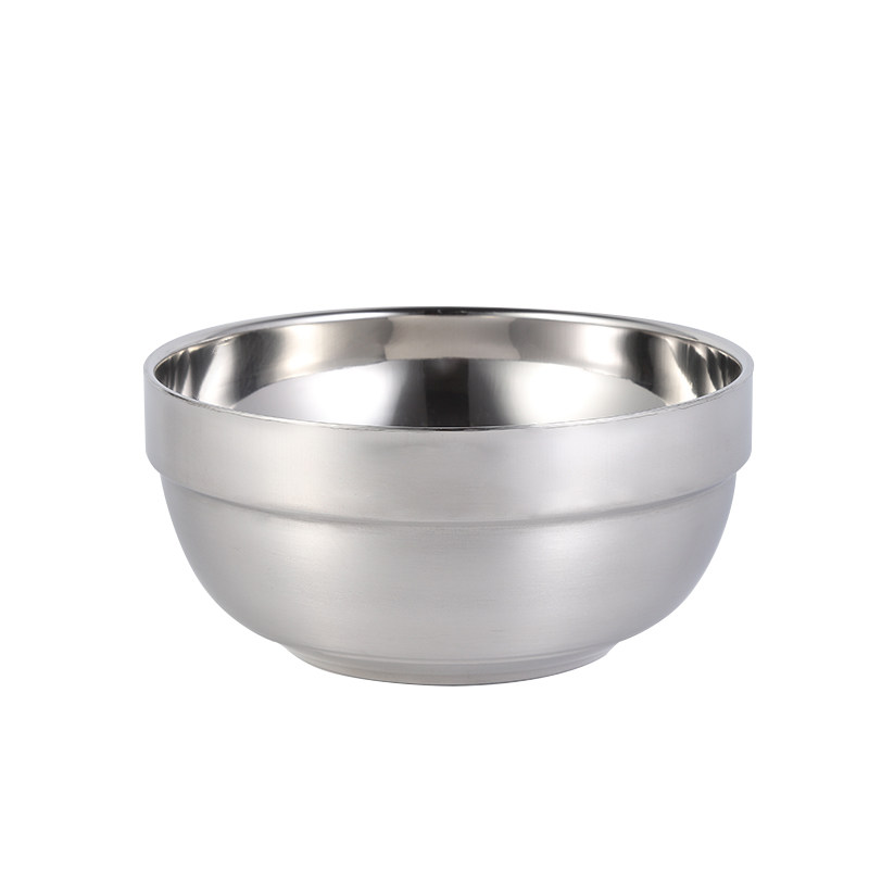 304不锈钢双层隔热防烫碗幼儿园专用学生学校食堂汤碗家用泡面碗