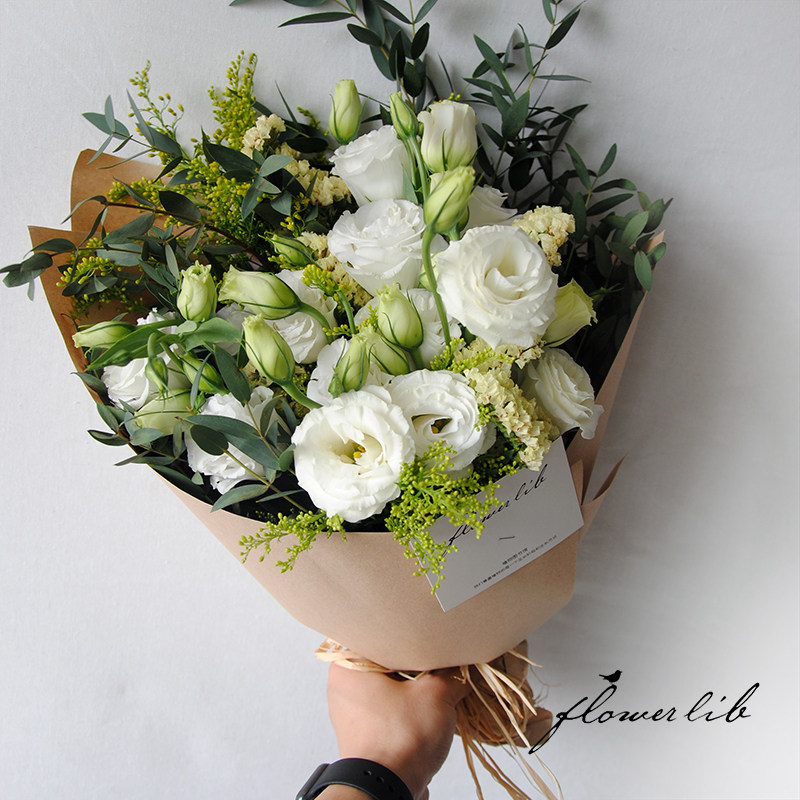 [那年夏天]植物图书馆全国杭州鲜花速递生日花束情人节礼物洋桔梗