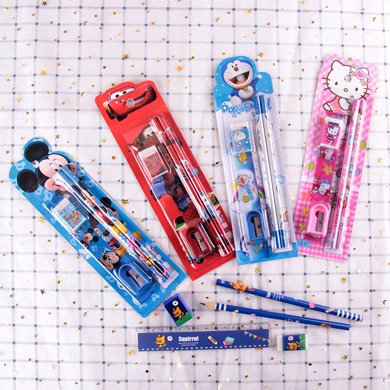 幼儿园开学文具礼盒套装大礼包铅笔橡皮组合儿童文具套装