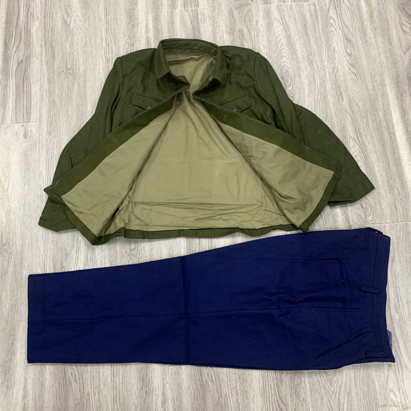 正品65空战士呢服 男冬季防寒保暖羊毛呢子服 六五式士冰呢子套装