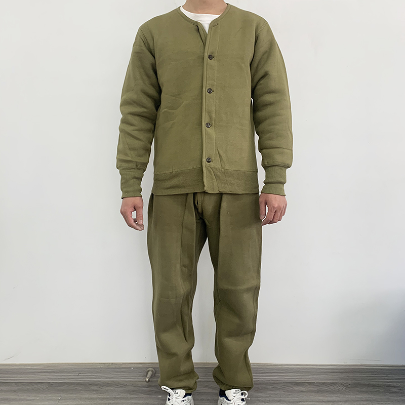 1983年65式绒衣绒裤 男士冬季防寒保暖全新土黄色棉衣裤棉袄套装