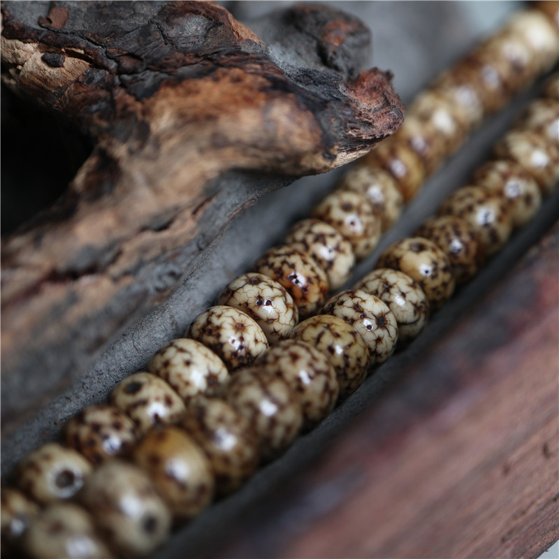 星月包老西藏精品菩提提子手串藏民纯手盘捻鸡小众木质珠串